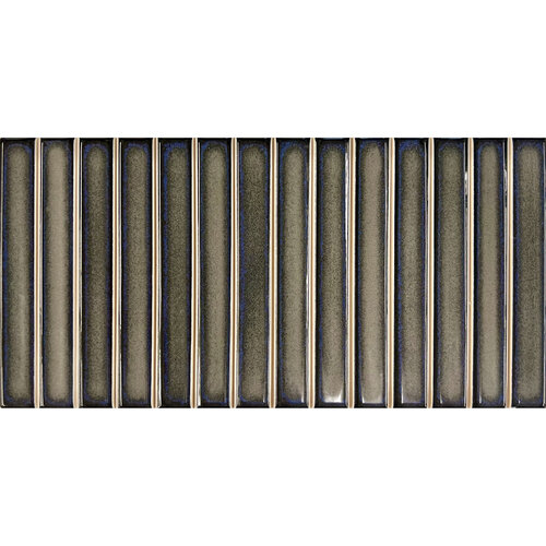 Mozaïek Stardos Bars 12.5x25 cm Glossy Grey (Prijs per M2) 