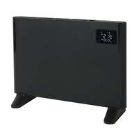 Convector Verwarming Eurom Sani Alutherm 1000W Voor in de Badkamer met Wi-Fi Zwart