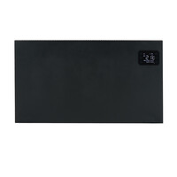 Convector Verwarming Eurom Sani Alutherm 1200XS Voor in de Badkamer met Wi-Fi Zwart