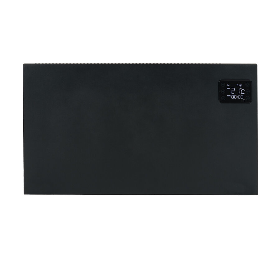 Convector Verwarming Eurom Sani Alutherm 1200XS Voor in de Badkamer met Wi-Fi Zwart