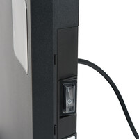 Convector Verwarming Eurom Sani Alutherm 1200XS Voor in de Badkamer met Wi-Fi Zwart