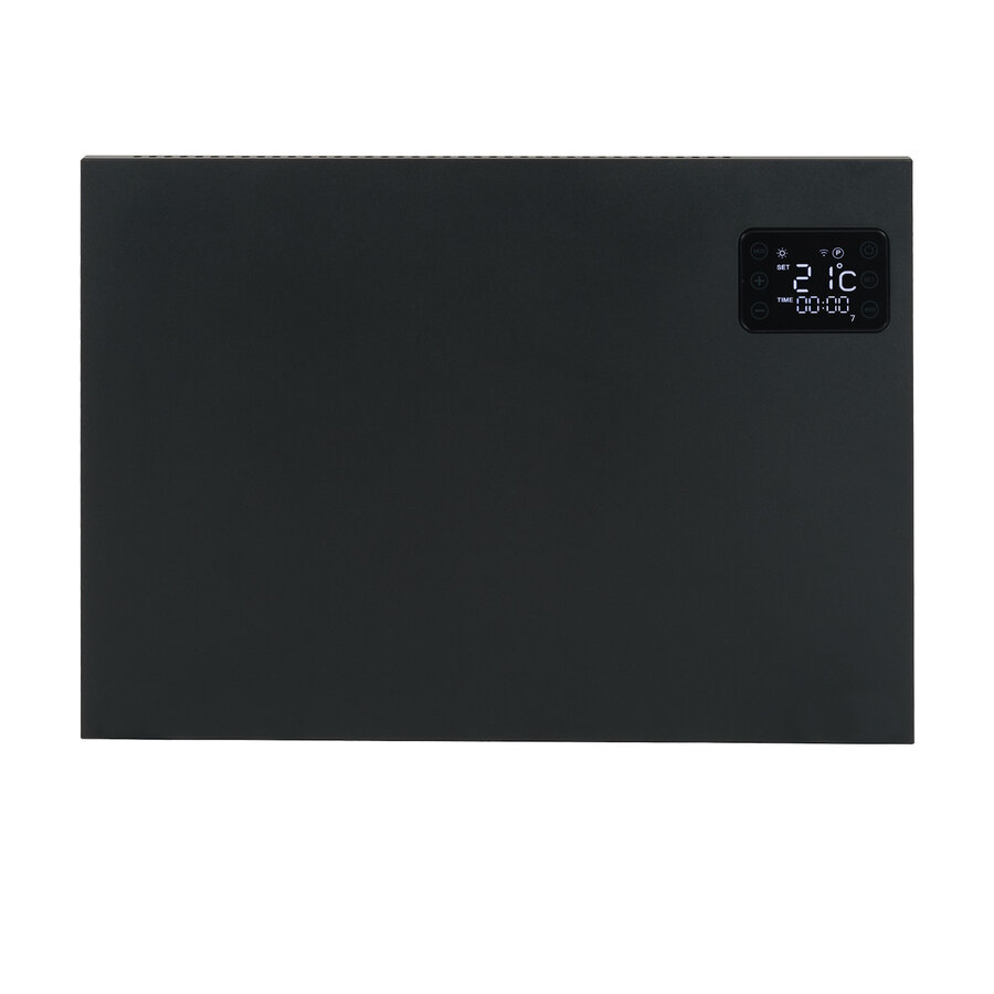 Convector Verwarming Eurom Sani Alutherm 800XS Voor in de Badkamer met Wi-Fi Zwart