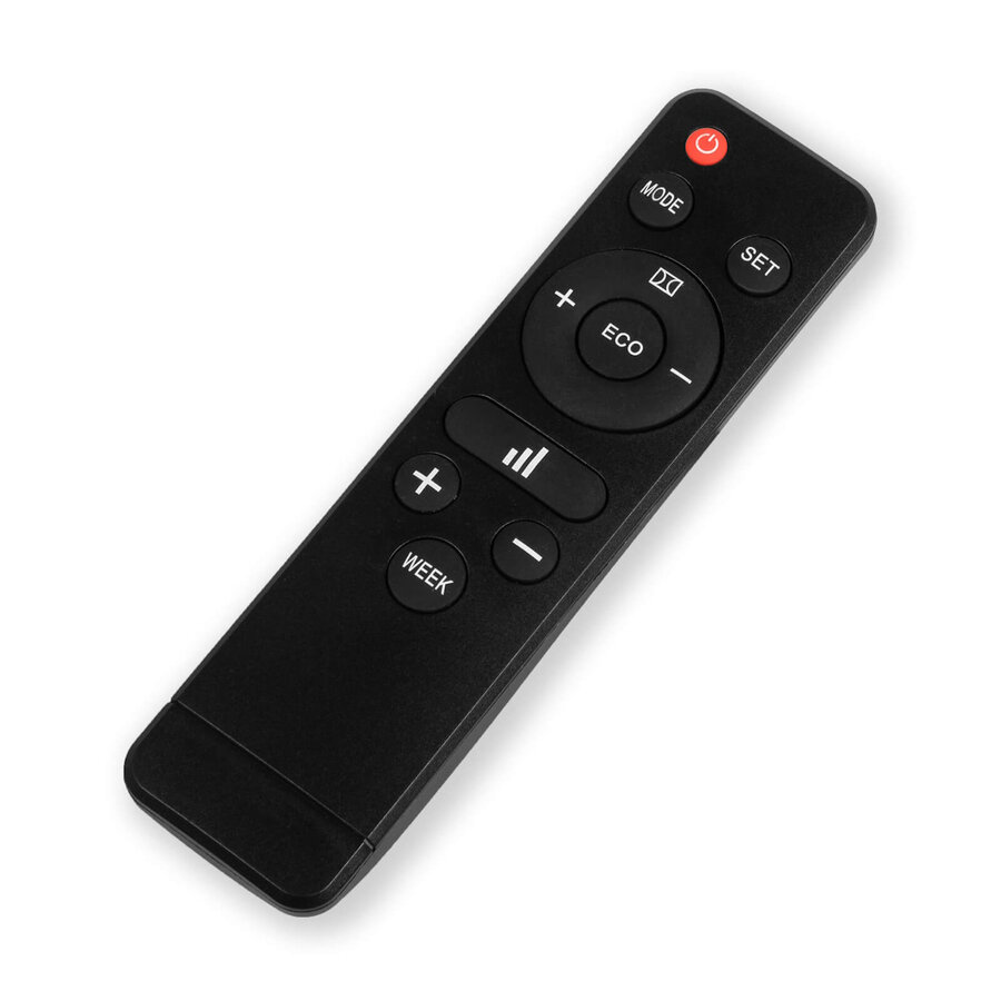 Convector Verwarming Eurom Alutherm Baseboard 2500W Laag Model met Wi-Fi Zwart