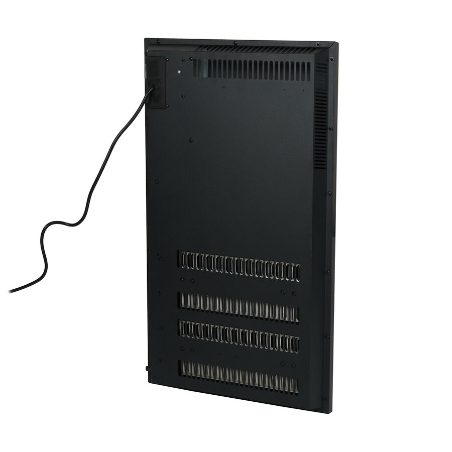 Convector Verwarming Eurom Sani Alutherm 1200W Voor in de Badkamer met Wi-Fi Zwart