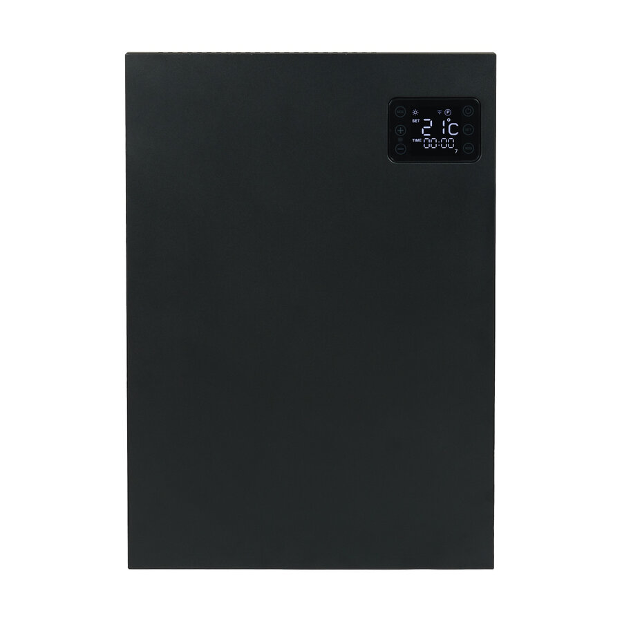 Convector Verwarming Eurom Sani Alutherm 800W Voor in de Badkamer met Wi-Fi Zwart