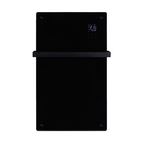 Convector Verwarming Eurom Alutherm Verre 1200W Voor in de Badkamer met Wi-Fi en Glazen Behuizing Zwart 