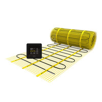 Elektrische Vloerverwarming Magnum Mat incl. Klokthermostaat Zwart 1.5 m2