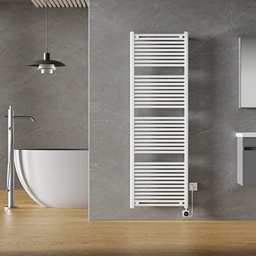Elektrische Radiator BWS Lara 181.7x60 Cm Smart Wifi Wit