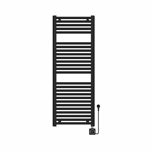 Elektrische Radiator BWS Lara 118.5x45 Cm Smart Wifi Mat Zwart 