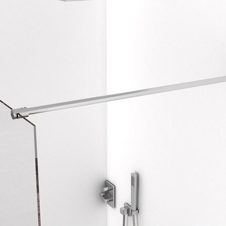 Inloopdouche Wiesbaden Eco 100x220 Cm 8 Mm Nano Coating Helder Glas Chroom