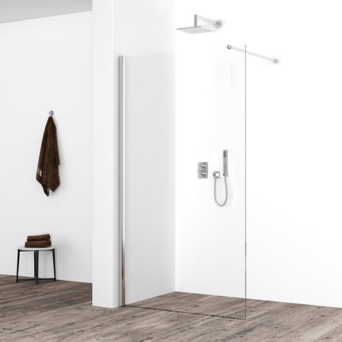 Inloopdouche BWS Loek 100x220 Cm 8 Mm Nano Coating Helder Glas Chroom 