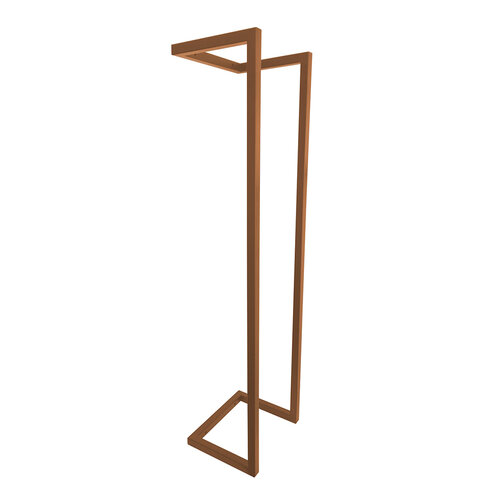 Handdoekrek BWS Saltes 95x25 Cm Geborsteld Brons Koper 