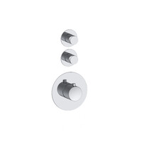 Doucheset Inbouw Deluxe Sanilux Giles Met Box Thermostaat Douchekop 25 cm Rond Chroom