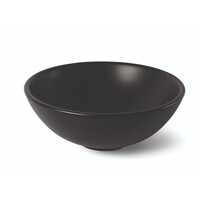 Waskom Luca Sanitair Ceramics Venere Rond 41x41x16 Keramiek Mat Zwart