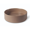 Luca Sanitair Waskom Luca Sanitair Ceramics Rond 39,4x39,4x11,5 Keramiek Mat Cappuccino
