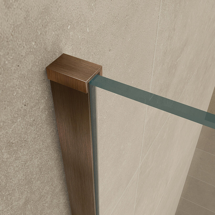 Profielset Met Stabilisatiestang BWS Smile 120cm Geborsteld Brons Koper