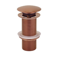 Clickwaste Best Design Dijon Lange Draad 5/4" 10 cm Messing Bronze