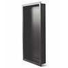 Luca Sanitair Inbouwnis Luca Sanitair Luva 59,5x29,5x7 cm Solid Surface Mat Antraciet