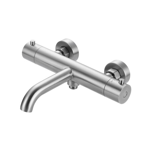 Badthermostaat Best Design Ore Opbouw HOH 15 cm Rond RVS 