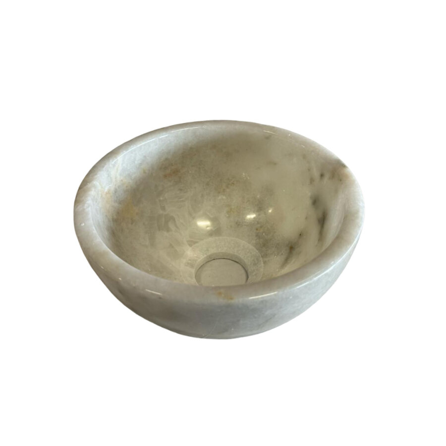 Waskom Sanilux Meza 20 cm Marmer Imperial White