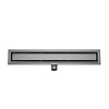 Douchegoot met Tegelrooster en Flens Wiesbaden Suus 100x7 Cm Gunmetal