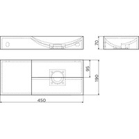 Fonteinset Clou Vale Incl. Toebehoren 7x45 Cm Mat Wit