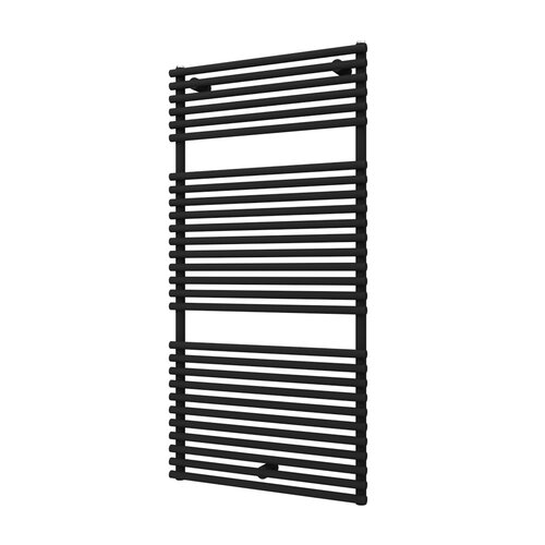 Elektrische Design Radiator Florian NXT EL Nexus 121,6x50 cm 600Watt Zonder Thermostaat Structuur Donkergrijs 