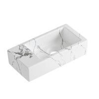 Fontein Best Design Allure 36x18x9 cm Links Marmer White