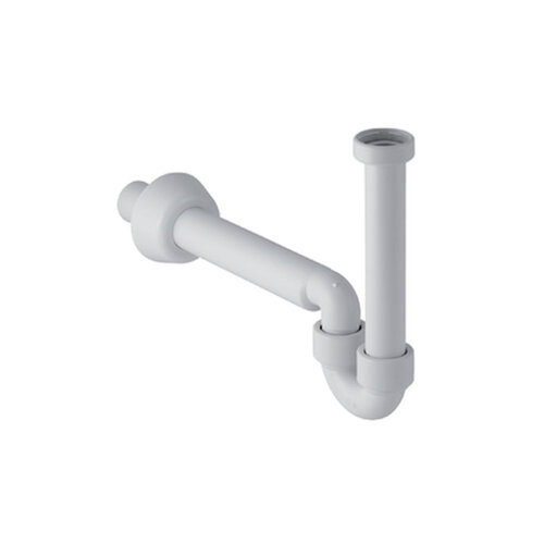 Buissifon Geberit Met Muurbuis en 5/4"x40mm Rozet Alpien Wit 