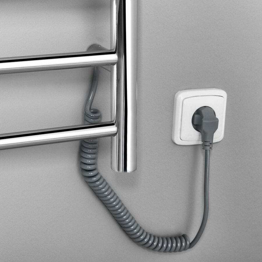 Elektrische Handdoekradiator Sapho Redondo 60x150 cm 130W Chroom