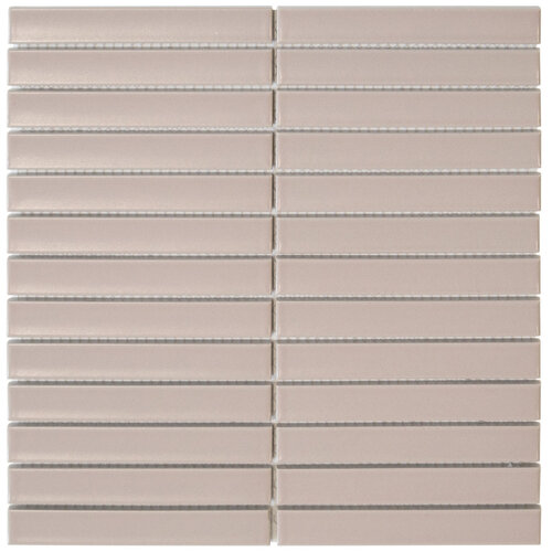 Mozaïek Sevilla Kit-Kat 29.6x29.9 cm Geglazuurd Porselein, Mat Vintage Pink (Prijs per 0.89 M2) 