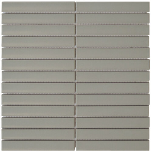 Mozaïek Sevilla Kit-Kat 29.6x29.9 cm Geglazuurd Porselein, Mat Sage Green (Prijs per 0.89 M2) 