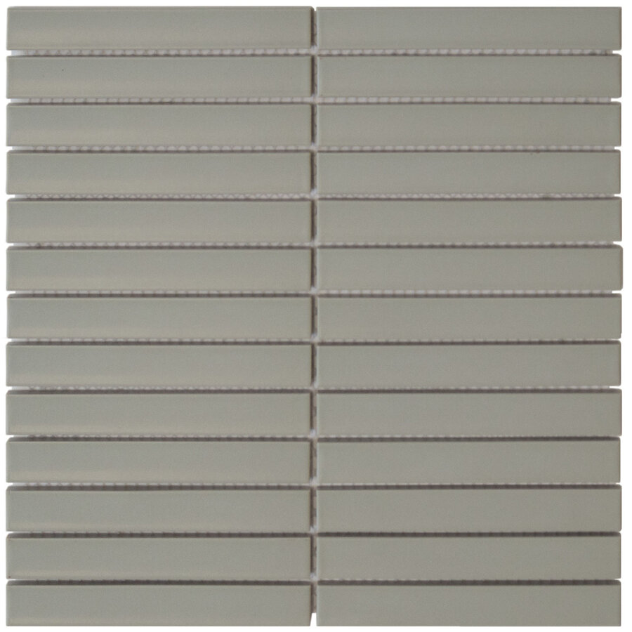 Mozaïek Sevilla Kit-Kat 29.6x29.9 cm Geglazuurd Porselein, Mat Sage Green (Prijs per 0.89 M2)