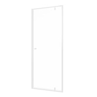 Draaideur Voor Nis Sealskin Contour 90x200 cm Helder Glas 6 mm Mat Wit