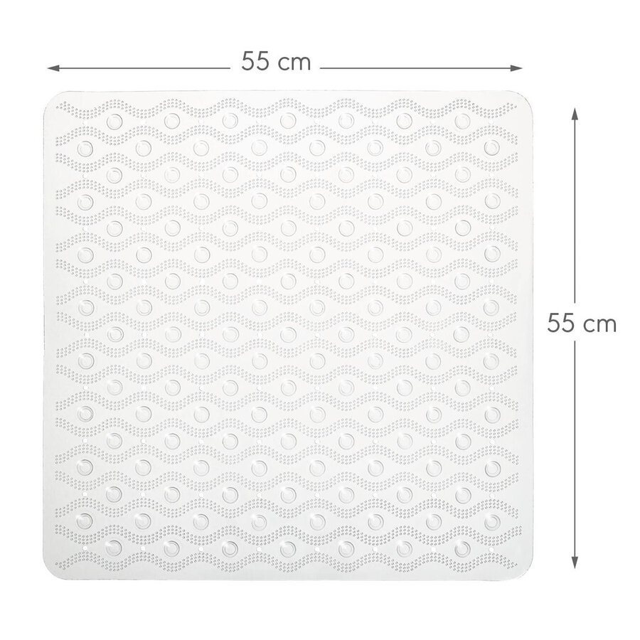 Veiligheidsmat Sealskin Drip 55x55 cm Transparant