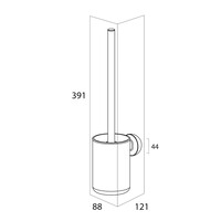 Toiletborstel Tiger Cooper Met Houder Goud