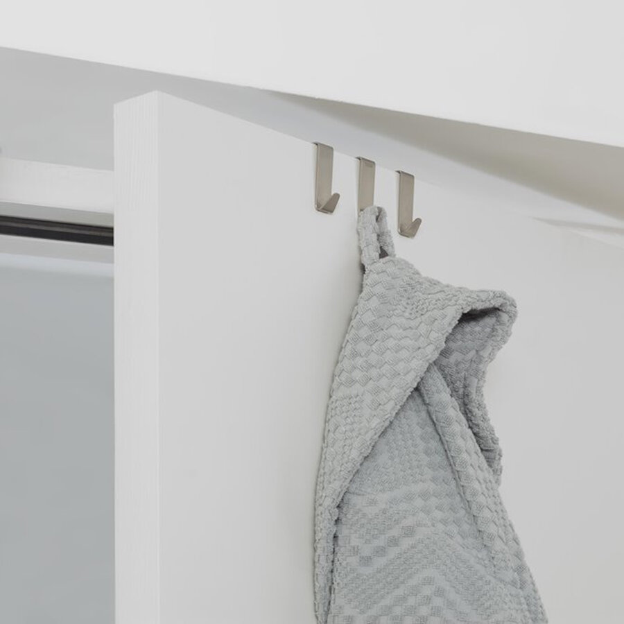 Tiger Rack Basic Deurhaak 40 mm RVS Geborsteld