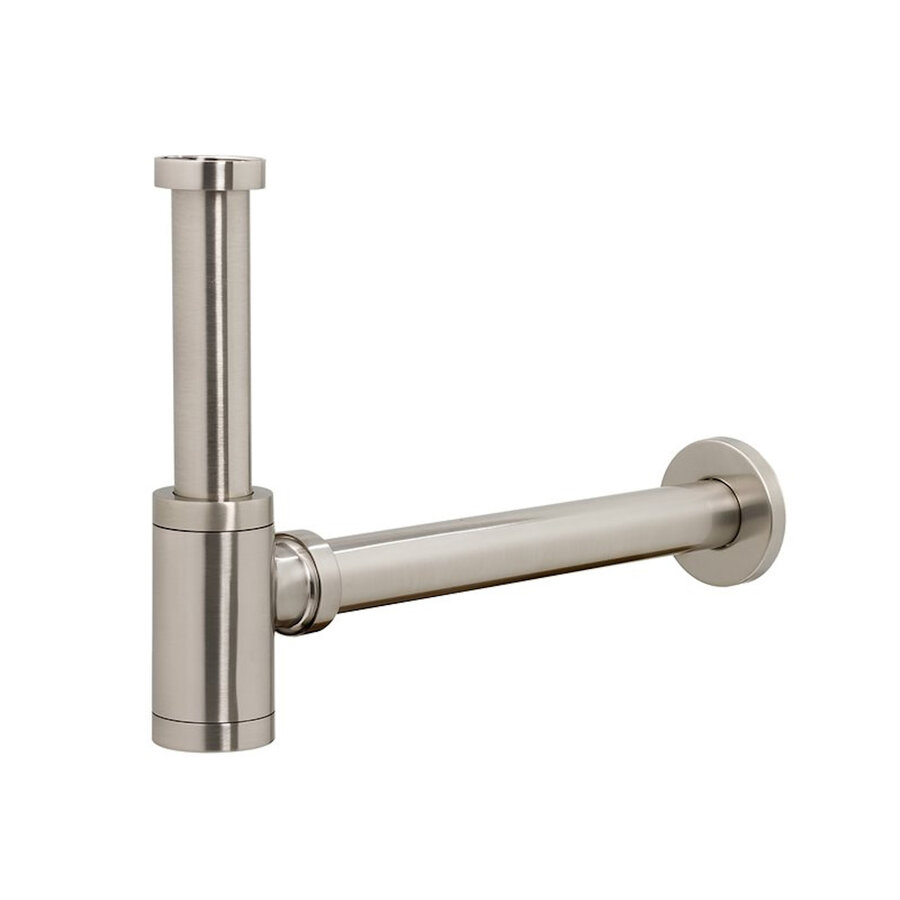 Sifon Tiger Design 32 mm 5/4 Geborsteld RVS