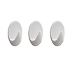 Tiger Tiger Baseline Oval Large Handdoekhaak Wit (3 stuks)