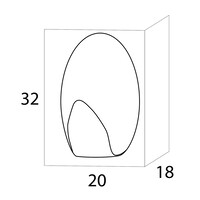 Tiger Baseline Oval Medium Handdoekhaak RVS (2 stuks)