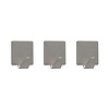 Tiger Tiger Baseline Square Small Handdoekhaak RVS (3 stuks)