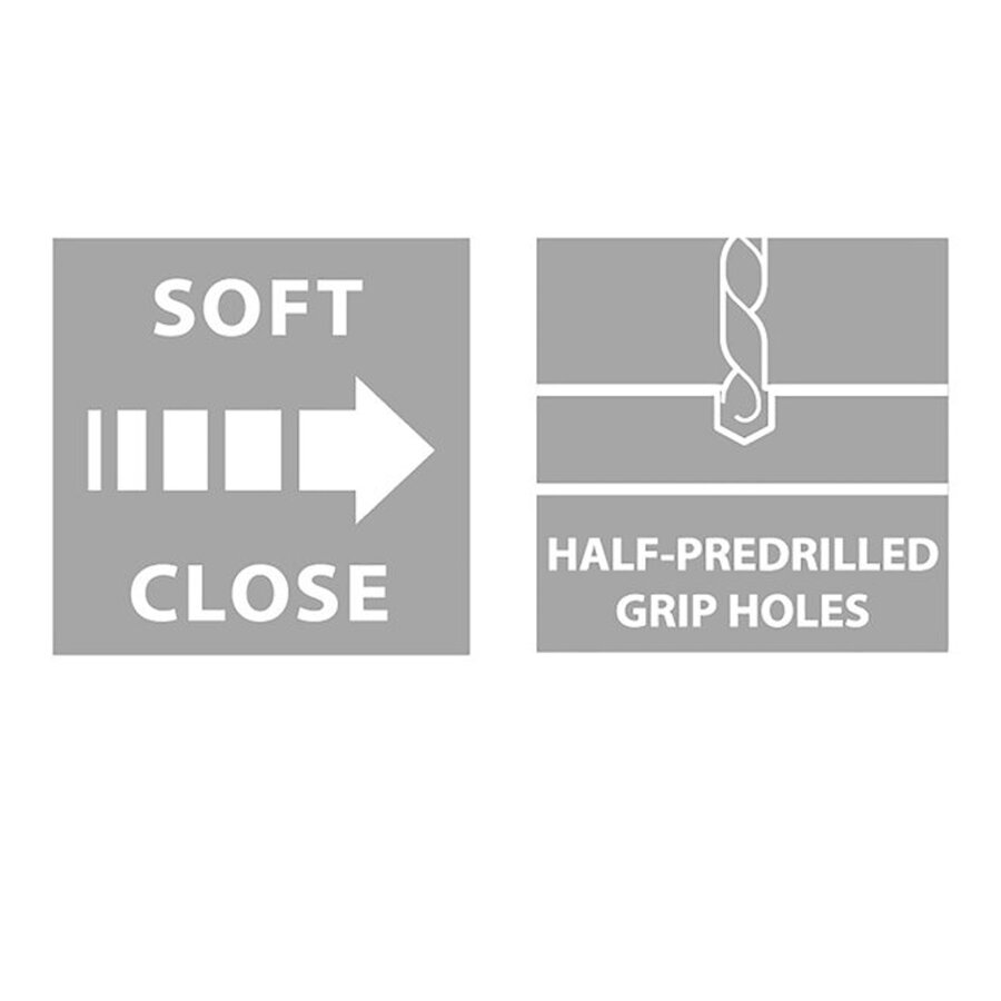 Tiger Boston Wastafelonderkast 120 cm Hoogglans Wit