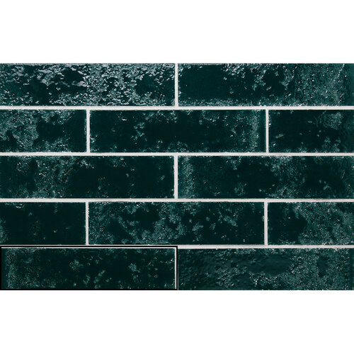 Wandtegel Stardos Pukka 6,4x26 cm Jade Blue (Prijs per M2) 