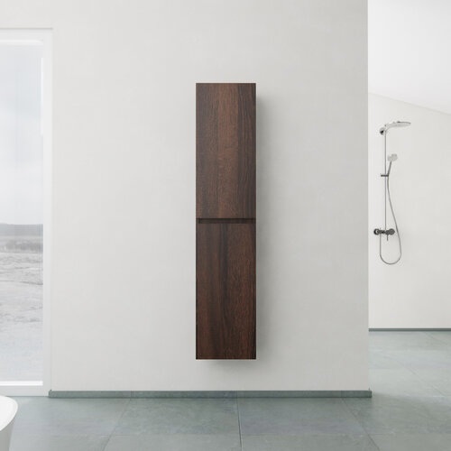 Kolomkast BWS Paris 2 Deuren 160x35x35 cm Sonoma Choco 