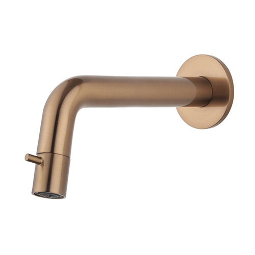 Fonteinkraan Opbouw Wiesbaden Sophia Inkortbaar Rond Geborsteld Brons Koper 