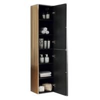 Kolomkast 2 Deuren BWS Bella 160x36x30 Cm Naturel Eik