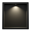 Inbouwnis Wiesbaden Demis 30x30x7cm Met Led Mat Zwart