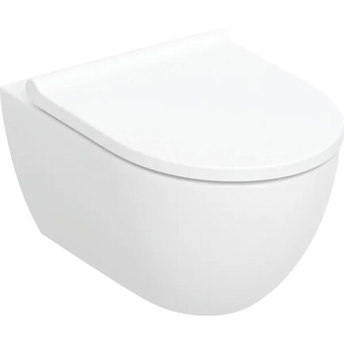 Wandcloset Geberit Renova Pack Diepspoel Gesloten Vorm Rimfree Met Zitting KeraTect Wit 