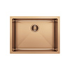 Sapho Inbouw Wastafel Sapho Zenith 60x45 cm RVS Koper PVD