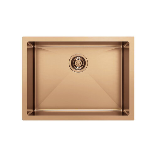 Inbouw Wastafel Sapho Zenith 60x45 cm RVS Koper PVD 